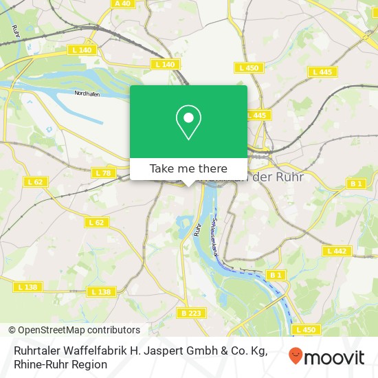 Карта Ruhrtaler Waffelfabrik H. Jaspert Gmbh & Co. Kg