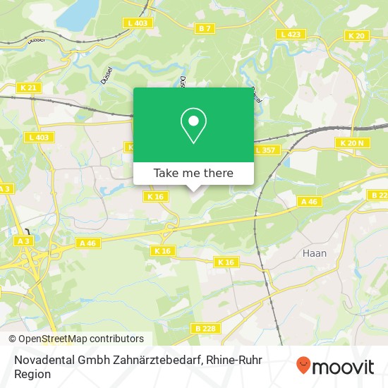 Карта Novadental Gmbh Zahnärztebedarf
