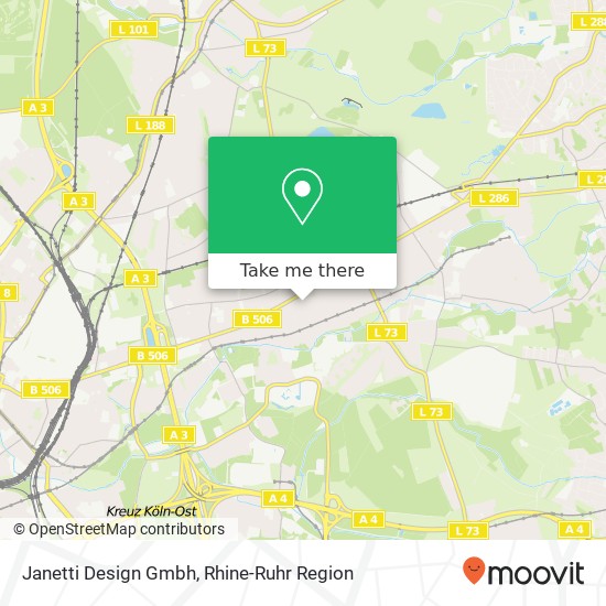 Janetti Design Gmbh map