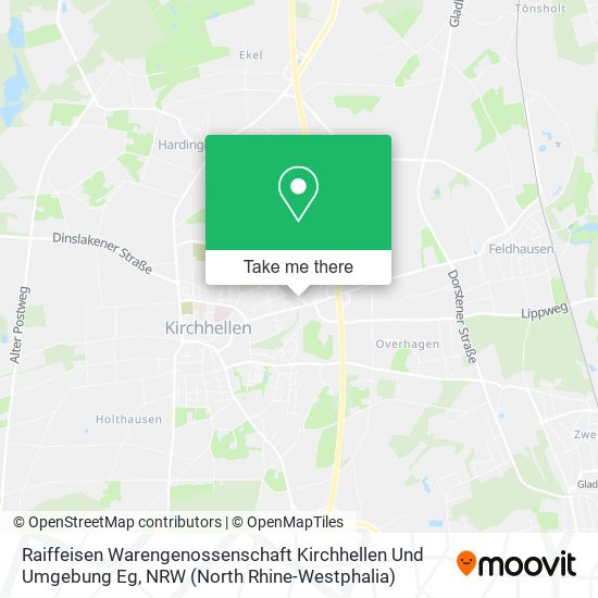 Raiffeisen Warengenossenschaft Kirchhellen Und Umgebung Eg map