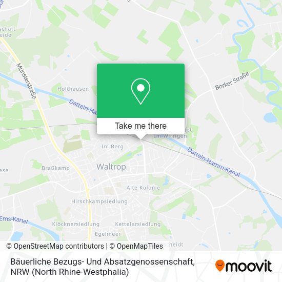 Bäuerliche Bezugs- Und Absatzgenossenschaft map