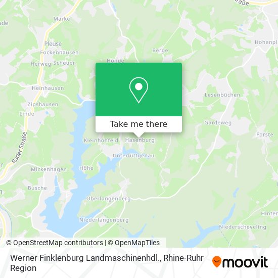 Werner Finklenburg Landmaschinenhdl. map