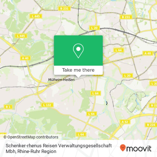 Schenker-rhenus Reisen Verwaltungsgesellschaft Mbh map
