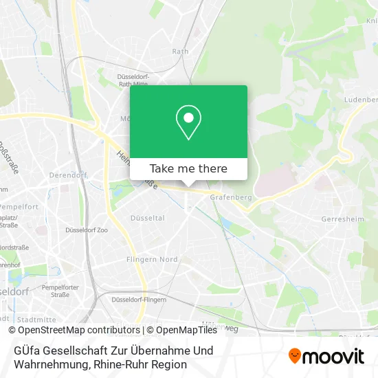 GÜfa Gesellschaft Zur Übernahme Und Wahrnehmung map
