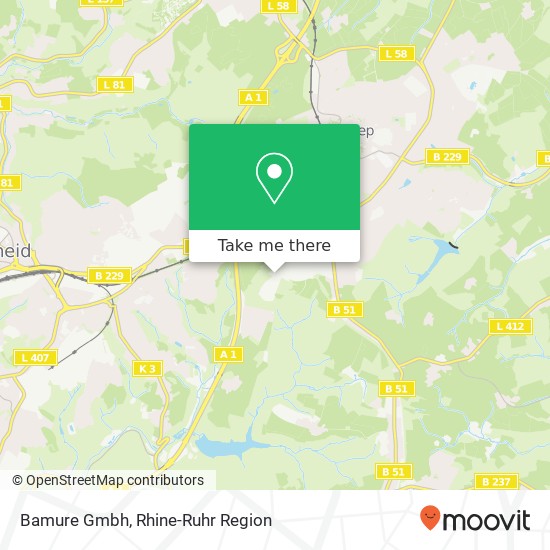 Bamure Gmbh map