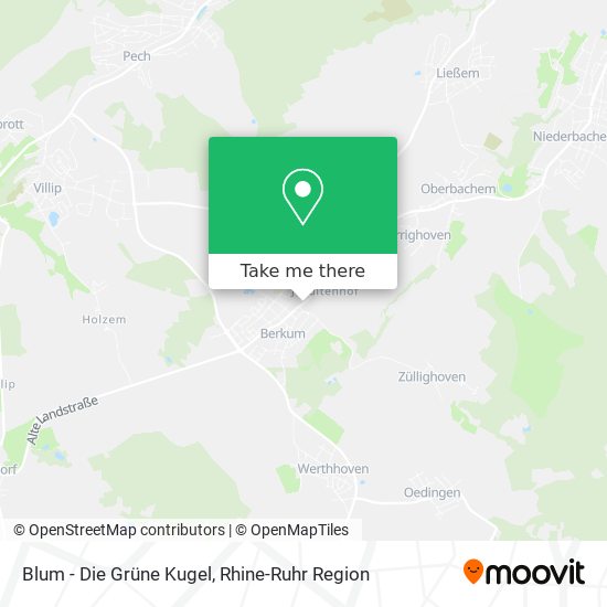 Blum - Die Grüne Kugel map
