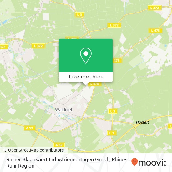 Rainer Blaankaert Industriemontagen Gmbh map