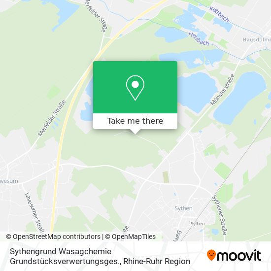 Sythengrund Wasagchemie Grundstücksverwertungsges. map