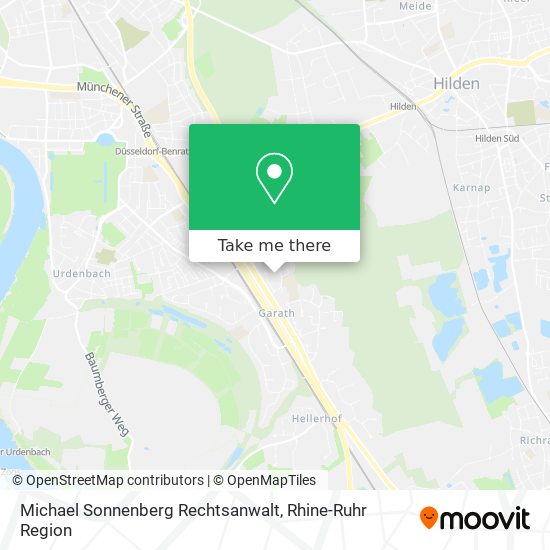 Michael Sonnenberg Rechtsanwalt map