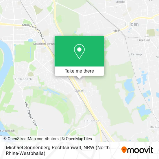 Карта Michael Sonnenberg Rechtsanwalt