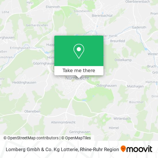 Lomberg Gmbh & Co. Kg Lotterie map