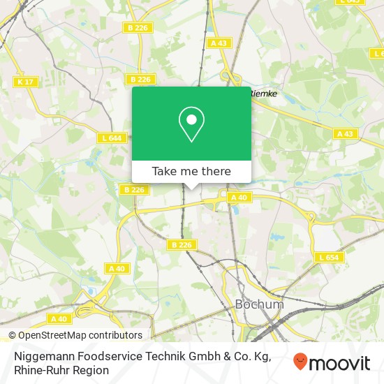 Niggemann Foodservice Technik Gmbh & Co. Kg map