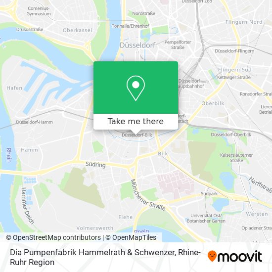 Dia Pumpenfabrik Hammelrath & Schwenzer map