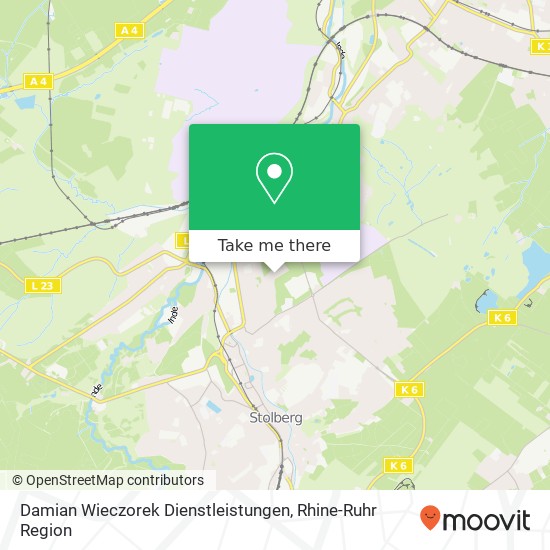 Damian Wieczorek Dienstleistungen map