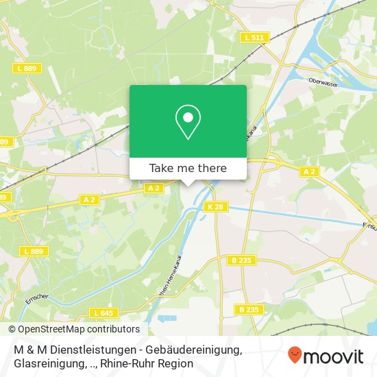 M & M Dienstleistungen - Gebäudereinigung, Glasreinigung, .. map