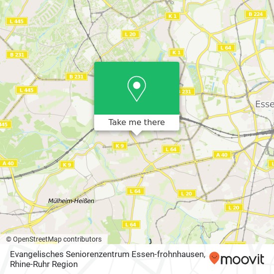 Evangelisches Seniorenzentrum Essen-frohnhausen map