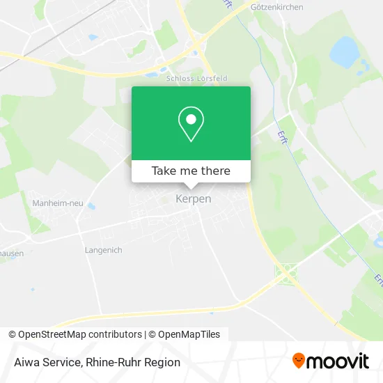Карта Aiwa Service