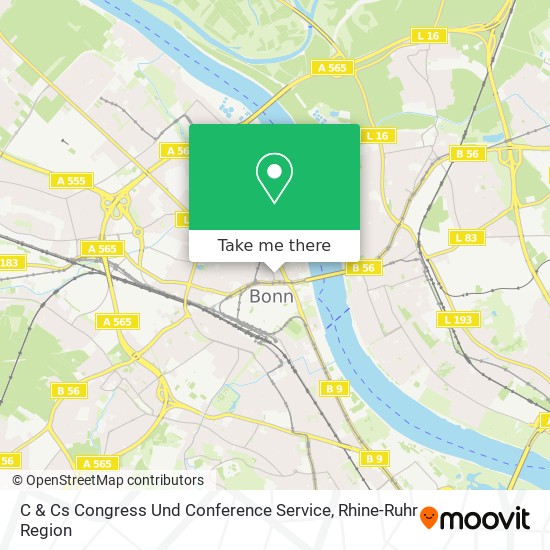 C & Cs Congress Und Conference Service map