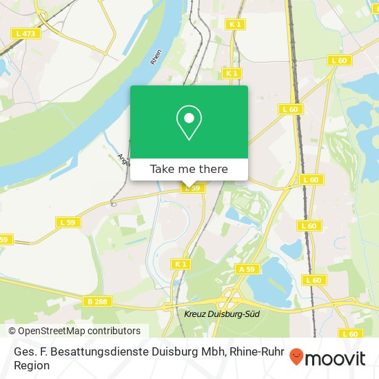 Ges. F. Besattungsdienste Duisburg Mbh map