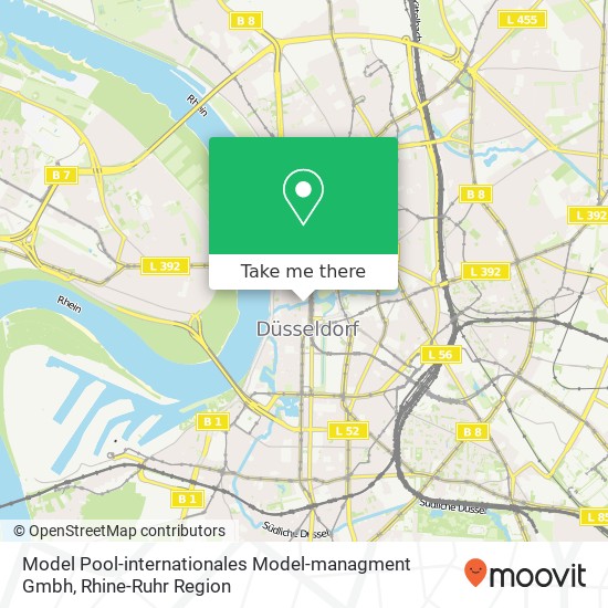 Карта Model Pool-internationales Model-managment Gmbh