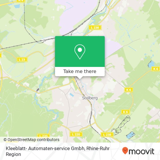 Карта Kleeblatt- Automaten-service Gmbh