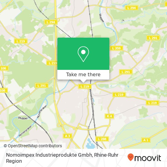Карта Nomoimpex Industrieprodukte Gmbh