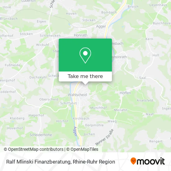 Ralf Mlinski Finanzberatung map