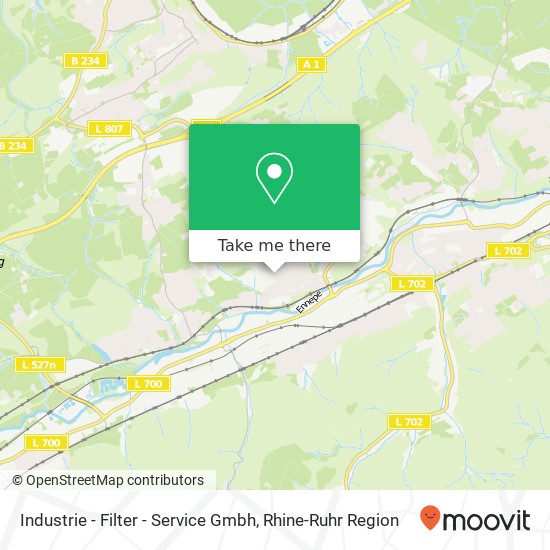 Карта Industrie - Filter - Service Gmbh