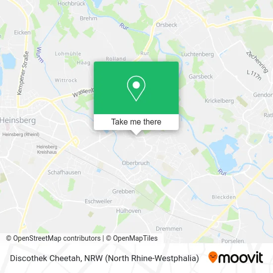 Карта Discothek Cheetah