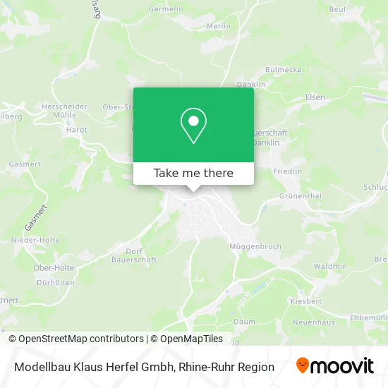 Modellbau Klaus Herfel Gmbh map