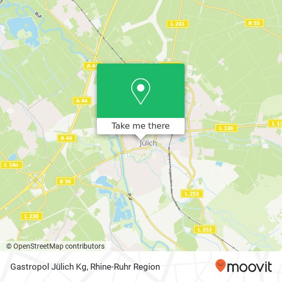 Gastropol Jülich Kg map