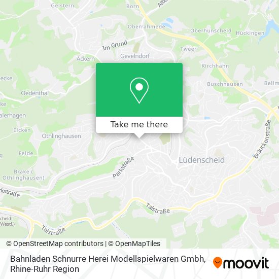 Bahnladen Schnurre Herei Modellspielwaren Gmbh map