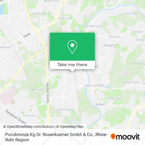 Porobronze Kg Dr. Rosenkaimer Gmbh & Co. map
