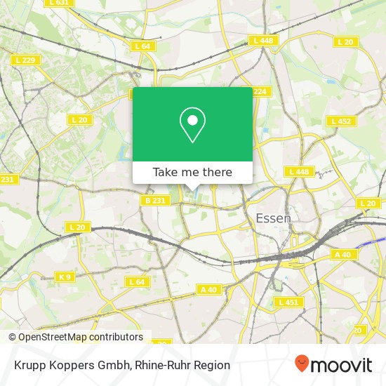 Krupp Koppers Gmbh map