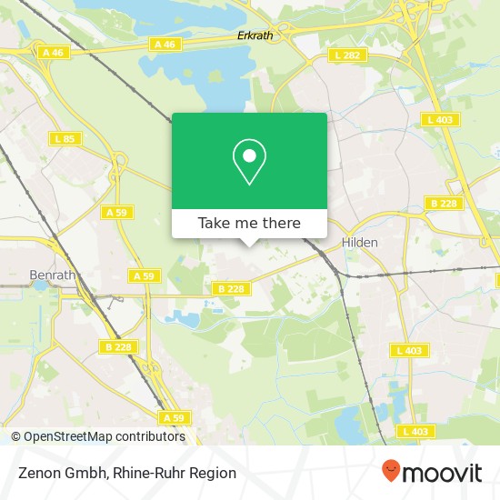 Zenon Gmbh map