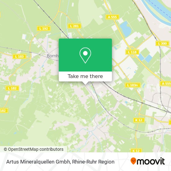 Artus Mineralquellen Gmbh map