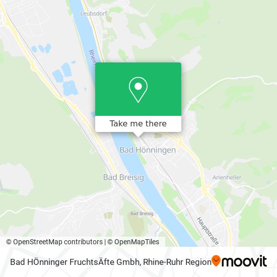 Bad HÖnninger FruchtsÄfte Gmbh map