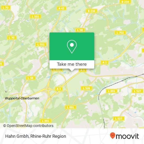 Hahn Gmbh map