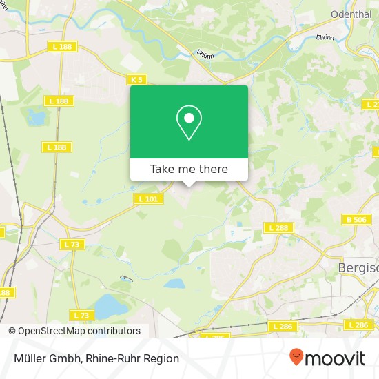 Müller Gmbh map