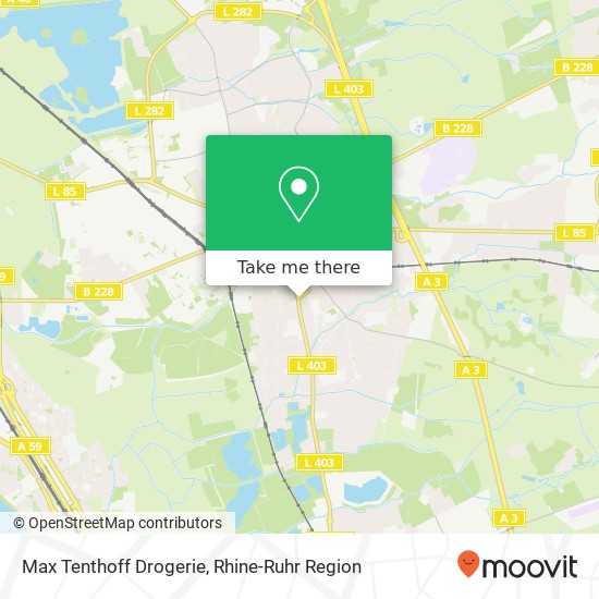 Max Tenthoff Drogerie map