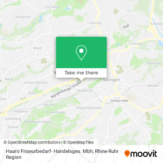 Карта Haaro Friseurbedarf- Handelsges. Mbh