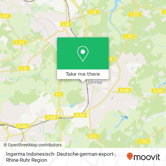 Ingerma Indonesisch- Deutsche-german-export- map