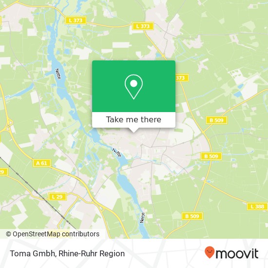 Toma Gmbh map