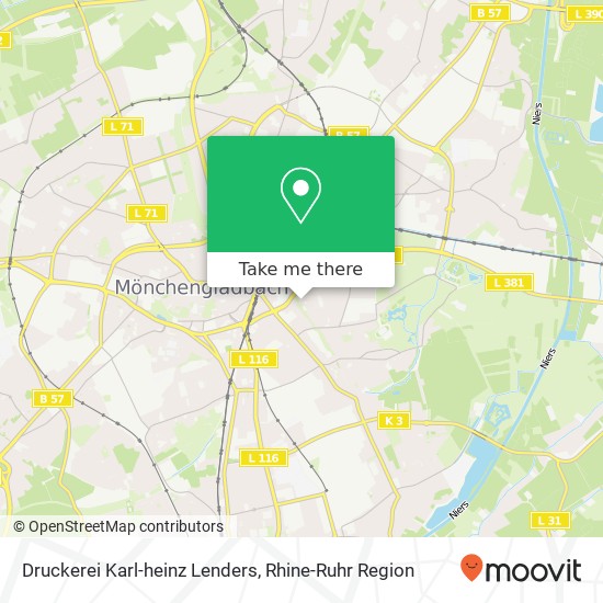 Druckerei Karl-heinz Lenders map