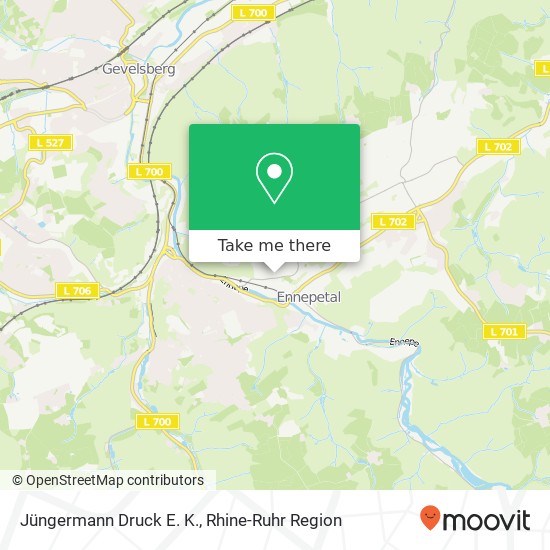 Jüngermann Druck E. K. map