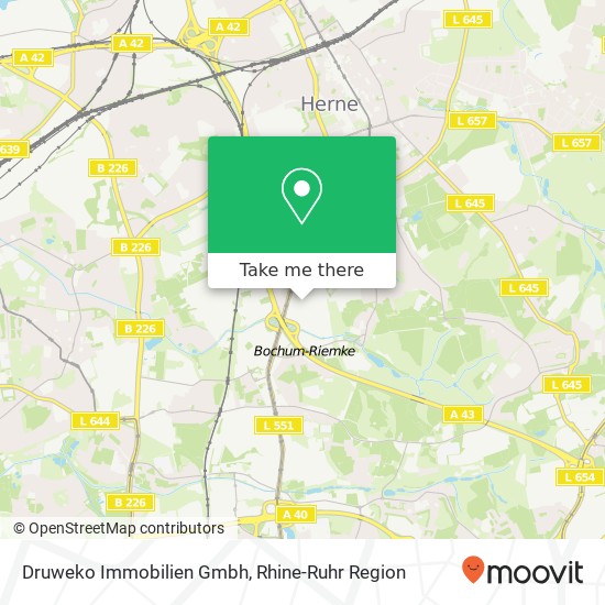 Druweko Immobilien Gmbh map