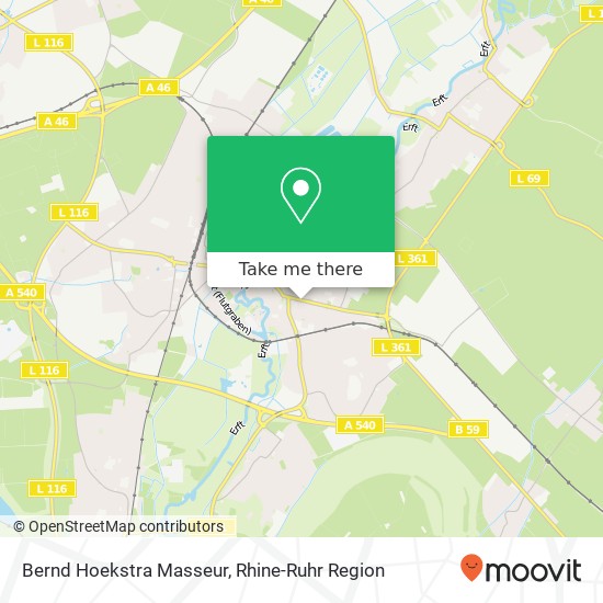 Bernd Hoekstra Masseur map