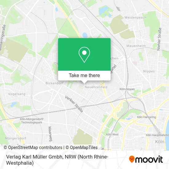 Verlag Karl Müller Gmbh map