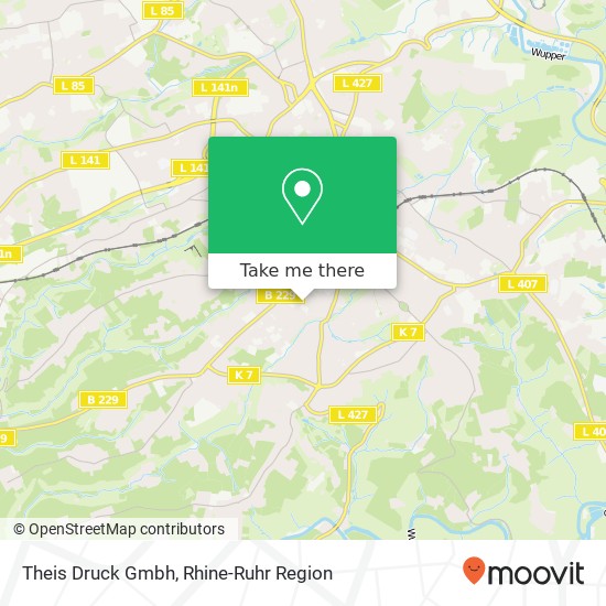 Theis Druck Gmbh map