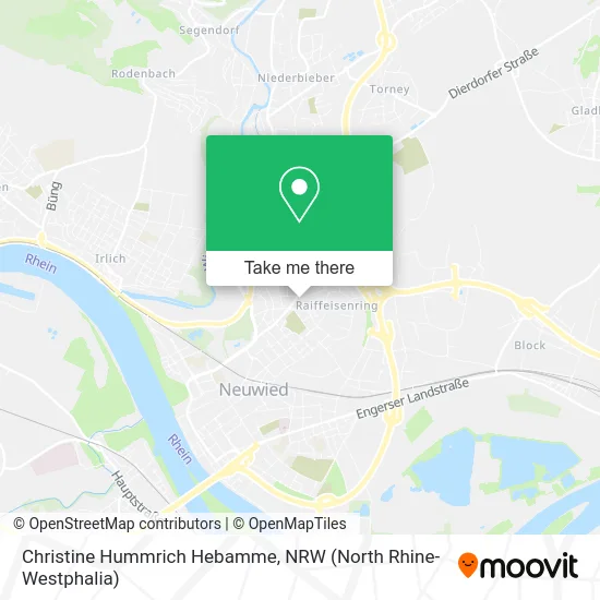 Карта Christine Hummrich Hebamme